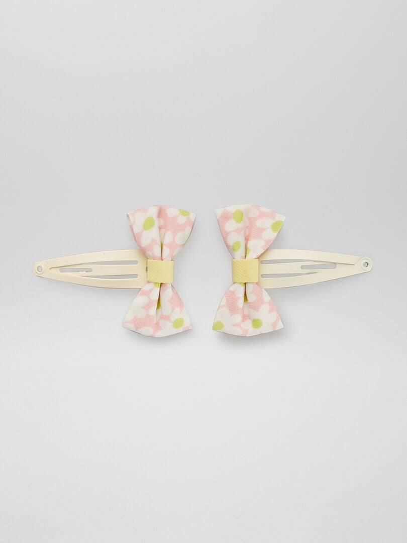 Lot de 4 pinces Rose - Kiabi