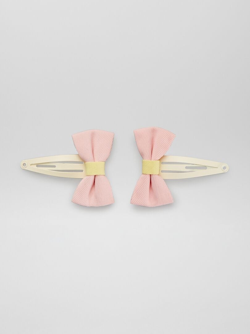 Lot de 4 pinces Rose - Kiabi