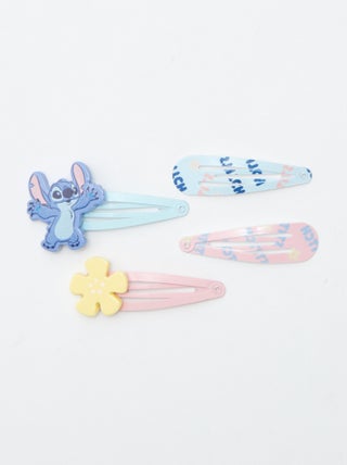 Lot de 4 pinces 'Stitch'