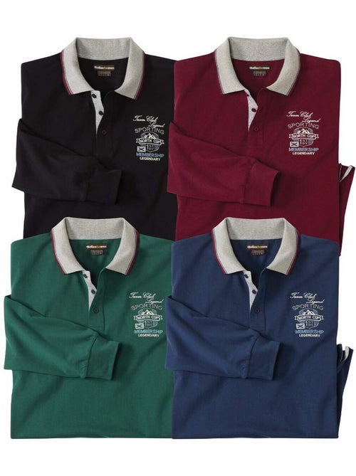Lot de 4 Polos North Cup - ATLAS FOR MEN - Kiabi Lot de 4 Polos North Cup - ATLAS FOR MEN - Kiabi