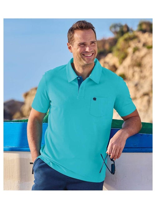 Lot de 4 Polos Pur Coton  - ATLAS FOR MEN - Kiabi