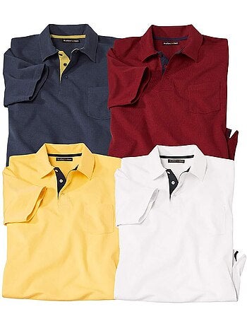 Lot de 4 polos sportwear - atlas for men