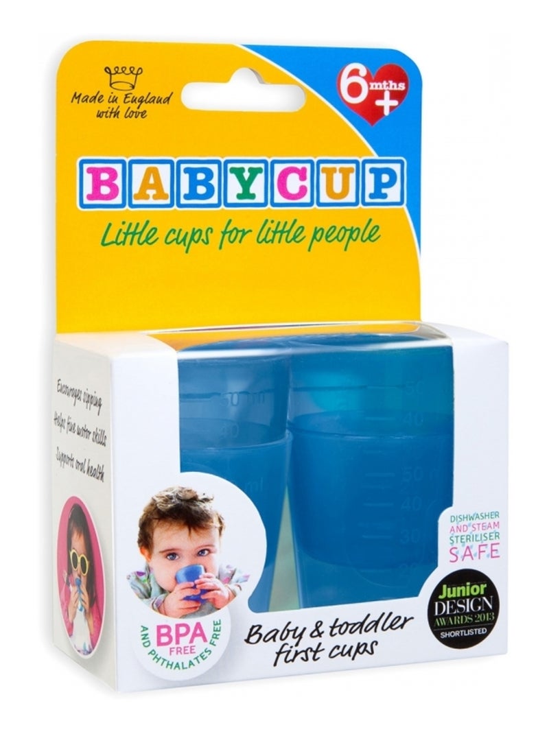 Lot de 4 premières tasses d'apprentissage Bleu - Kiabi