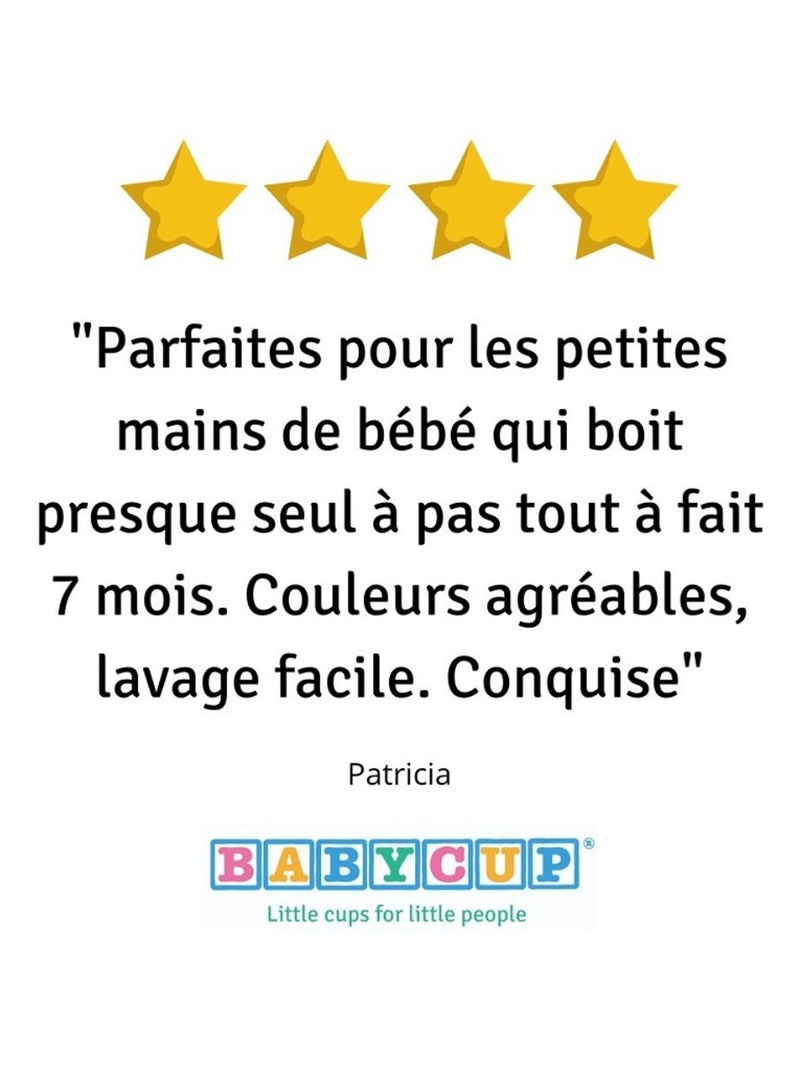 Lot de 4 premières tasses d'apprentissage Bleu - Kiabi