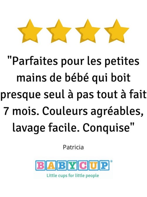 Lot de 4 premières tasses d'apprentissage - Kiabi
