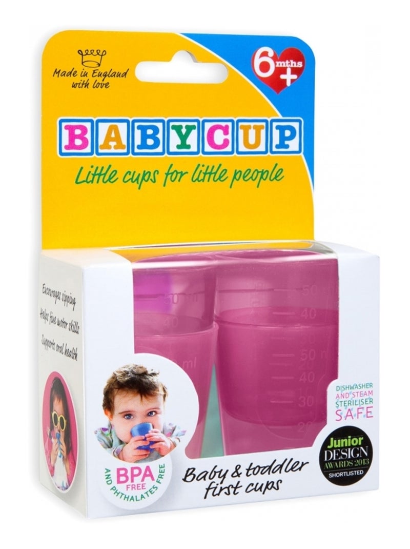 Lot de 4 premières tasses d'apprentissage Rose - Kiabi