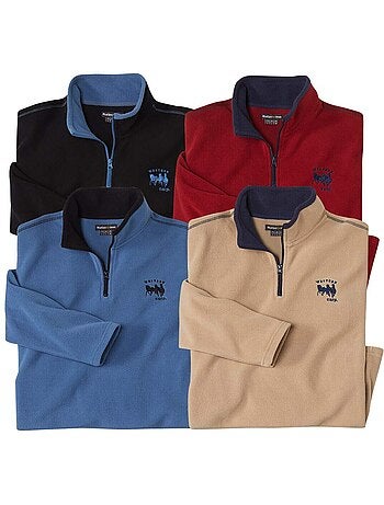 Lot de 4 micropolaires atlas for men® - atlas for men