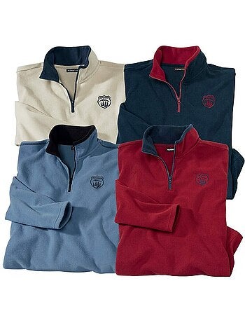 Lot de 4 polaires expédition - atlas for men
