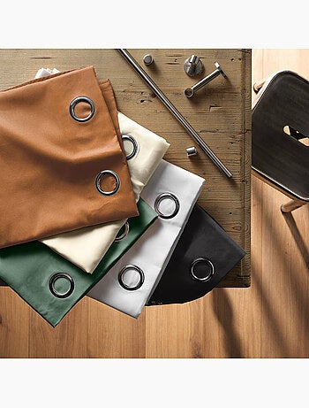 Lot de 4 Rideaux à Œillets - Microfibre Légère - Absolu