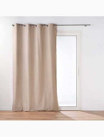 Lot de 4 Rideaux à Oeillets avec Doublure Amovible Coverline, Thermiques & 100% Occultant