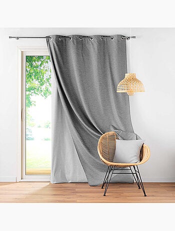 Lot de 4 Rideaux à Oeillets avec Doublure Amovible Coverline, Thermiques & 100% Occultant