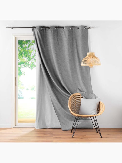 Lot de 4 Rideaux à Oeillets avec Doublure Amovible Coverline, Thermiques & 100% Occultant - Kiabi