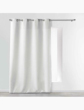 Lot de 4 Rideaux à Oeillets – Polyester Uni Essentiel