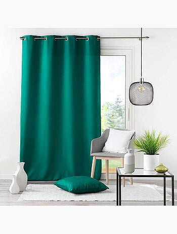 Lot de 4 Rideaux à Oeillets – Polyester Uni Essentiel