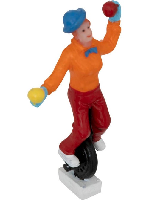 Lot de 4 santons pour village cirque h6,6 cm - Kiabi