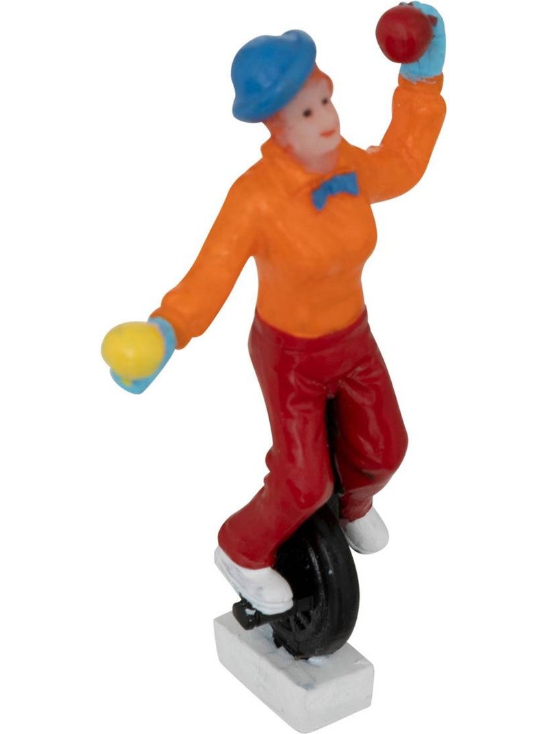 Lot de 4 santons pour village cirque h6,6 cm Multicolore - Kiabi
