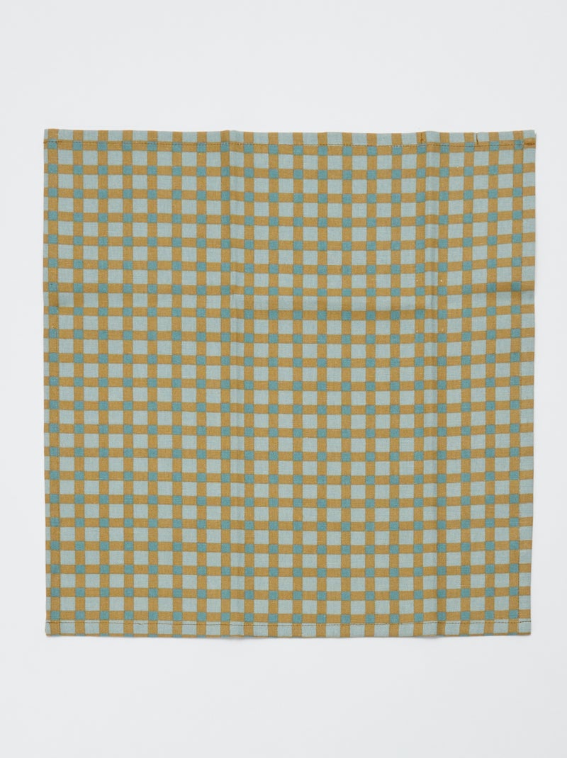 Lot de 4 serviettes de table 40 x 40 cm Multicolor - Kiabi