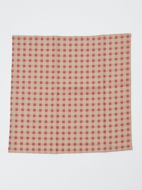 Lot de 4 serviettes de table 40 x 40 cm - Kiabi