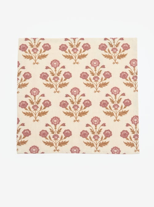 Lot de 4 serviettes de table 40 x 40 cm - Kiabi Lot de 4 serviettes de table 40 x 40 cm - Kiabi