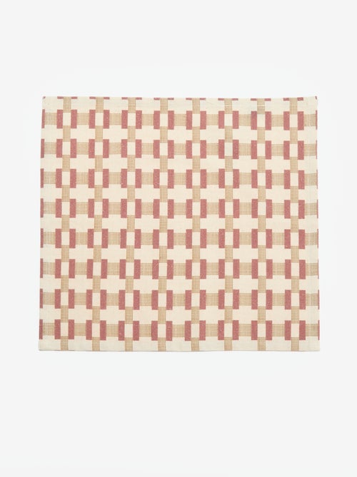 Lot de 4 serviettes de table 40 x 40 cm - Kiabi Lot de 4 serviettes de table 40 x 40 cm - Kiabi