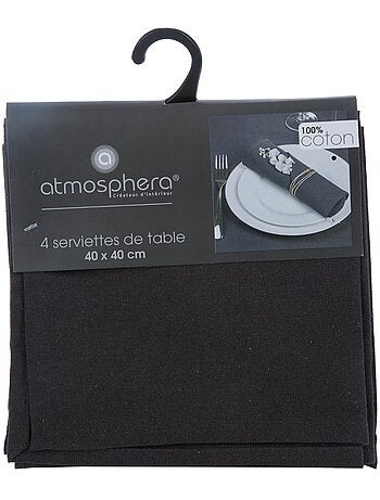 Lot de 4 serviettes de table ANJALI