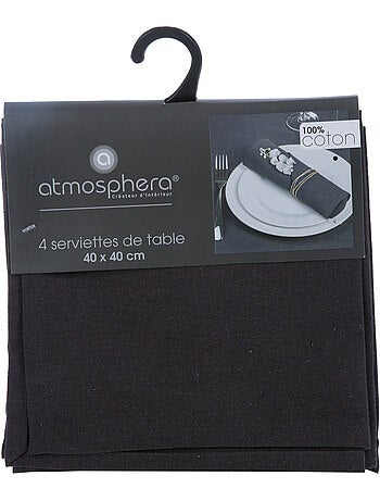 Lot de 4 serviettes de table ANJALI