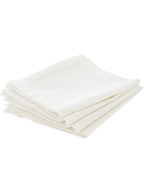 Lot de 4 serviettes de table CHAMBRAY - Kiabi Lot de 4 serviettes de table CHAMBRAY - Kiabi