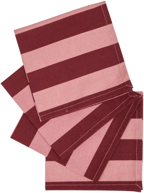 Lot de 4 serviettes de table CHERRY - Kiabi Lot de 4 serviettes de table CHERRY - Kiabi