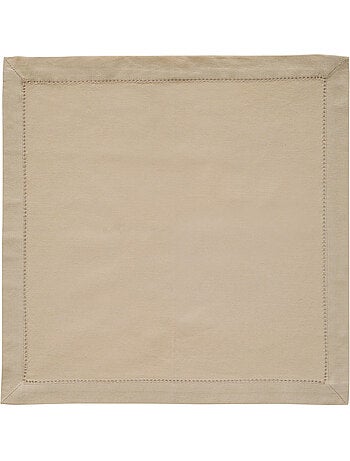 Lot de 4 serviettes de table en coton JANE