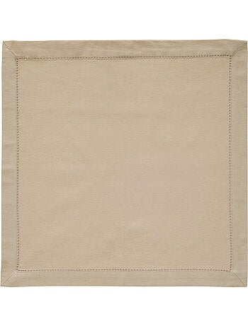 Lot de 4 serviettes de table en coton JANE