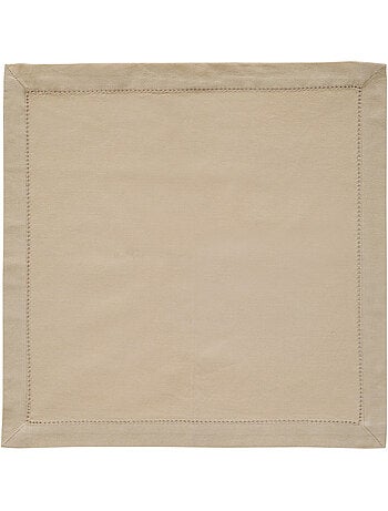 Lot de 4 serviettes de table en coton JANE
