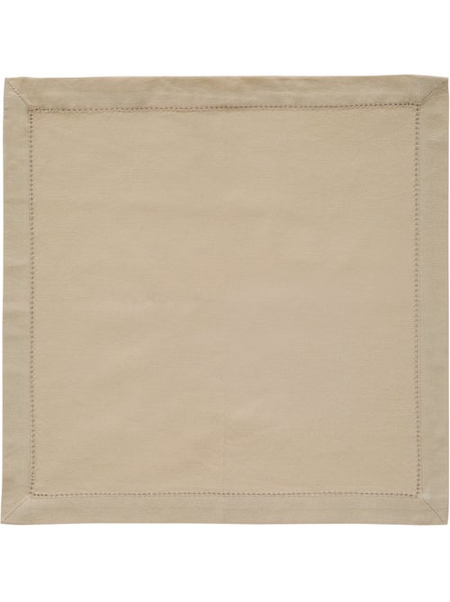 Lot de 4 serviettes de table en coton JANE - Kiabi