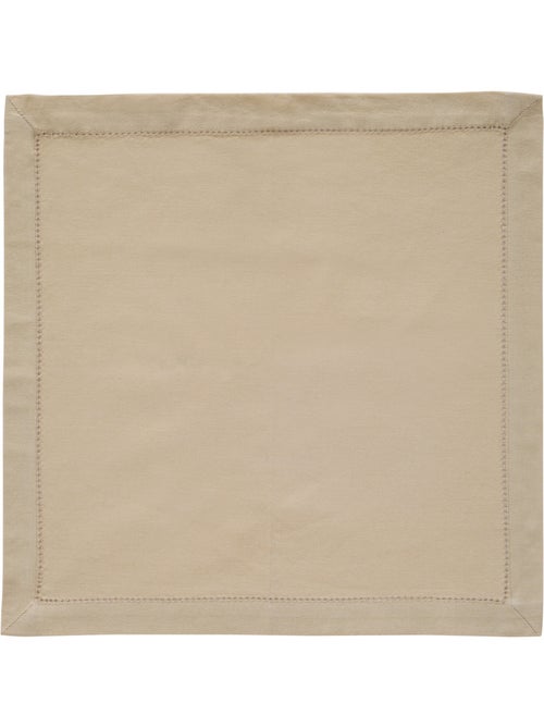 Lot de 4 serviettes de table en coton JANE - Kiabi