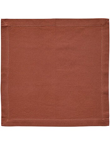 Lot de 4 serviettes de table en coton JANE