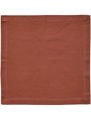 Lot de 4 serviettes de table en coton JANE