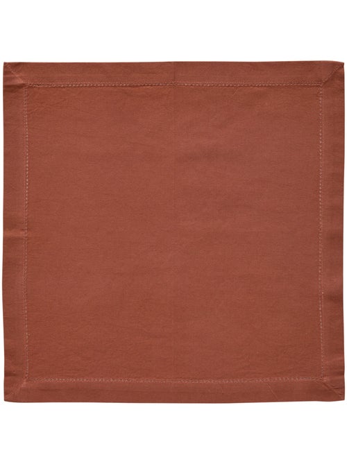 Lot de 4 serviettes de table en coton JANE - Kiabi