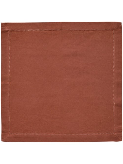 Lot de 4 serviettes de table en coton JANE - Kiabi