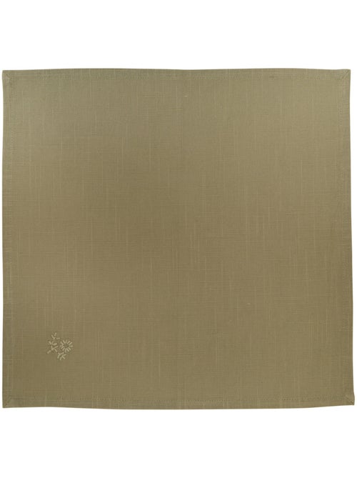 Lot de 4 serviettes de table en coton JOY - Kiabi