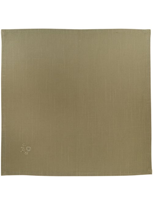 Lot de 4 serviettes de table en coton JOY - Kiabi