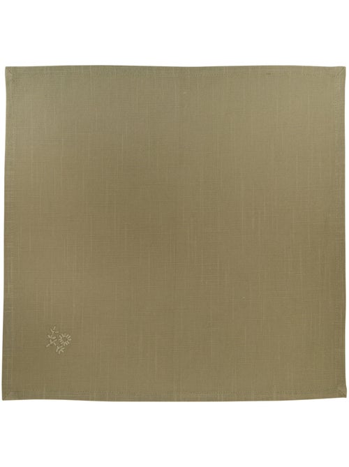 Lot de 4 serviettes de table en coton JOY - Kiabi