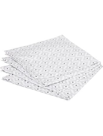 Lot de 4 serviettes de table graphique
