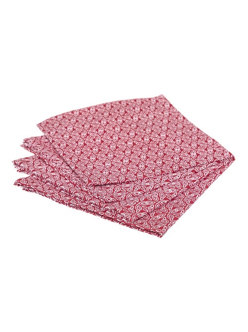 Lot de 4 Serviettes de table Graphique - Kiabi