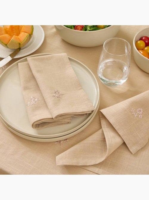 Lot de 4 serviettes de table JOY - Kiabi