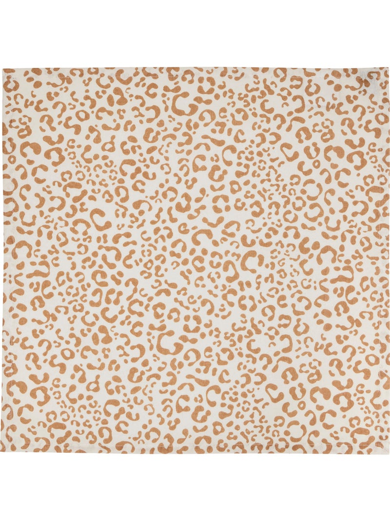 Lot de 4 serviettes LEOPADI Lin - Kiabi