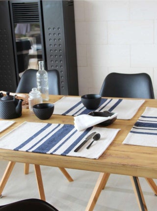 Lot de 4 Sets de table coton épais Rustique