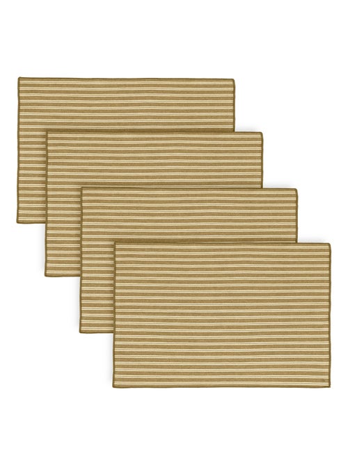 Lot de 4 sets de table coton LILI - Kiabi