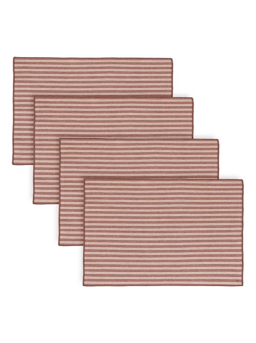 Lot de 4 sets de table coton LILI - Kiabi