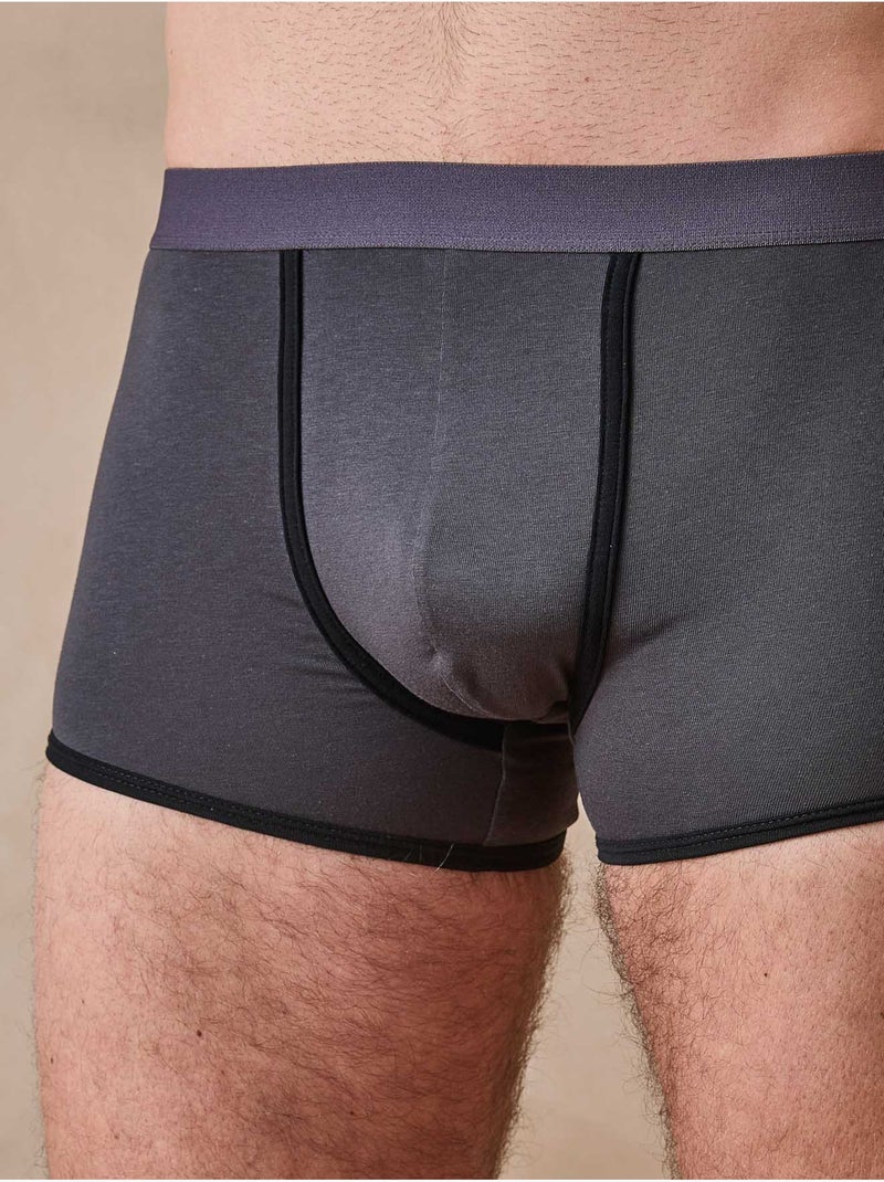 Lot de 4 shorties fermés homme - DAXON Gris - Kiabi