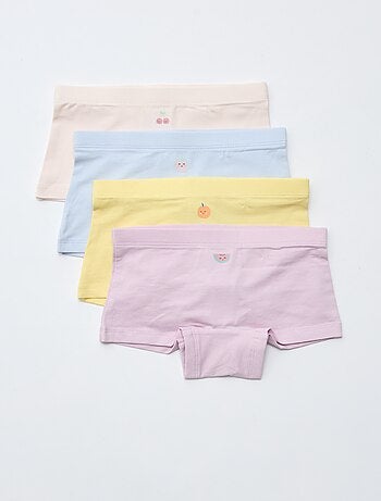 Lot de 4 shorties imprimé