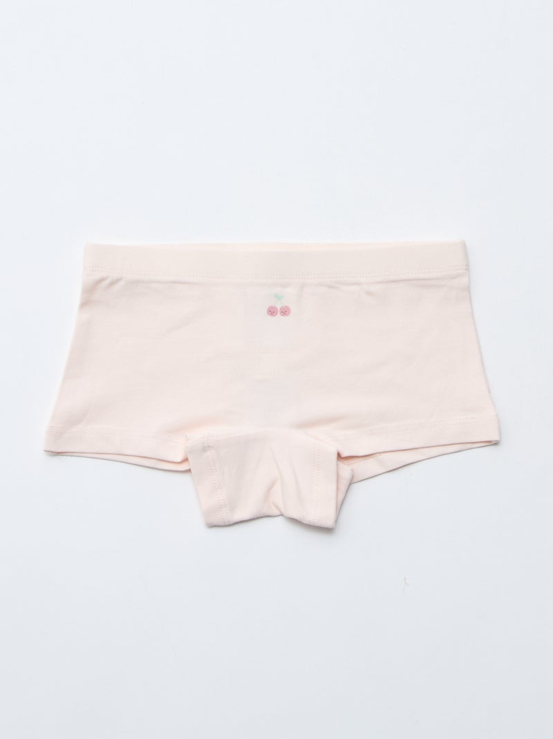 Lot de 4 shorties imprimé Jaune - Kiabi